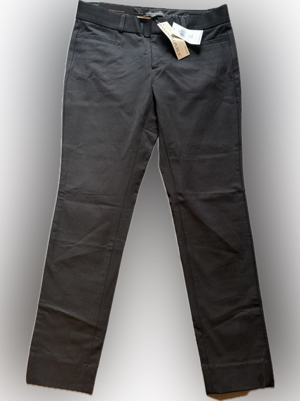 Banana Republic Sloan Woman’s Petite Black Ankle Chinos